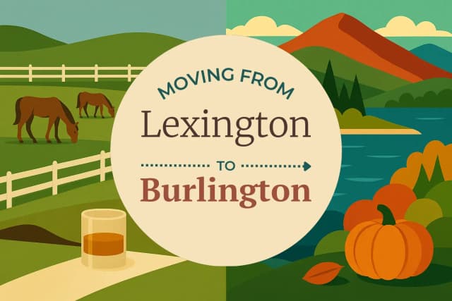 Moving from Lexington to Burlington