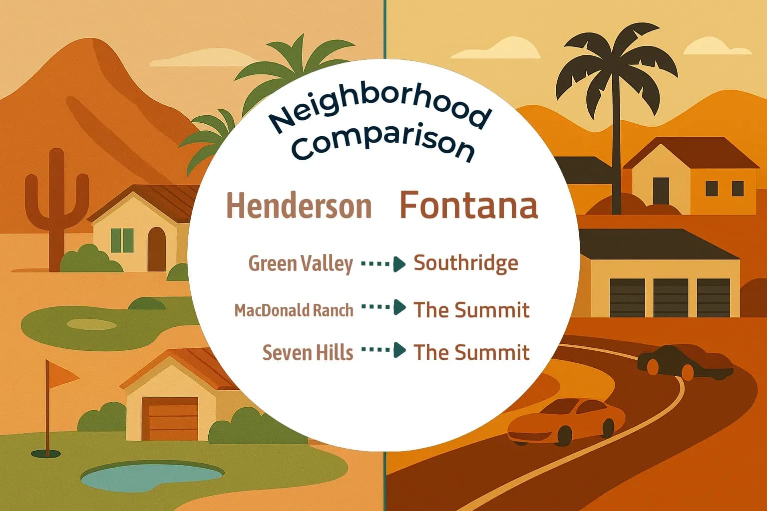 Henderson vs Fontana Neighborhood Comparison
