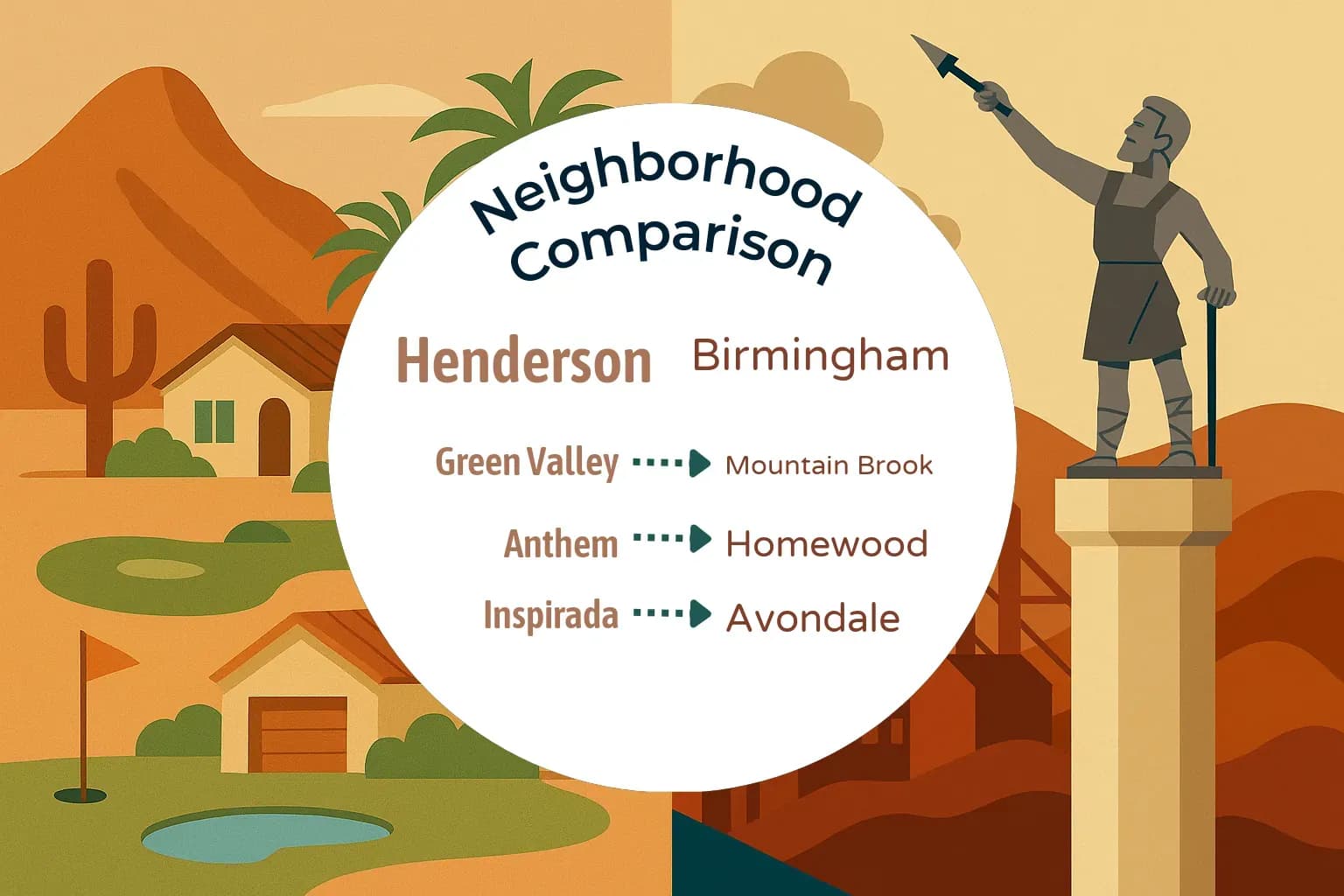 Henderson vs Birmingham Neighborhood Comparison