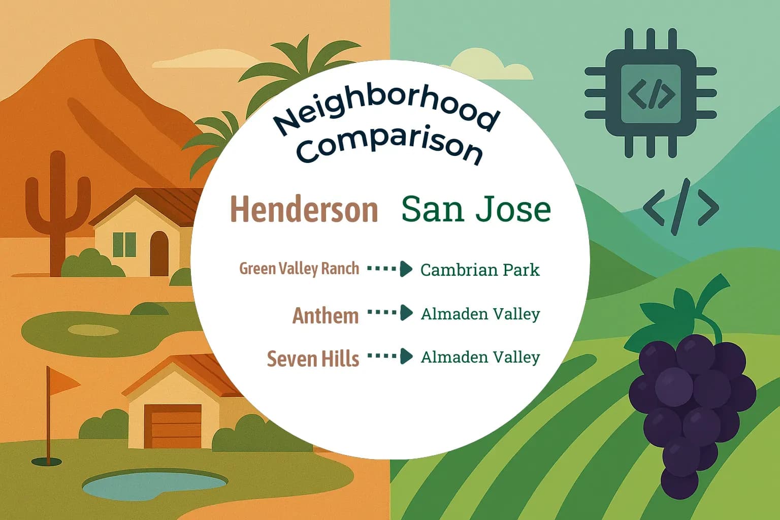 Henderson vs San Jose Neighborhood Comparison