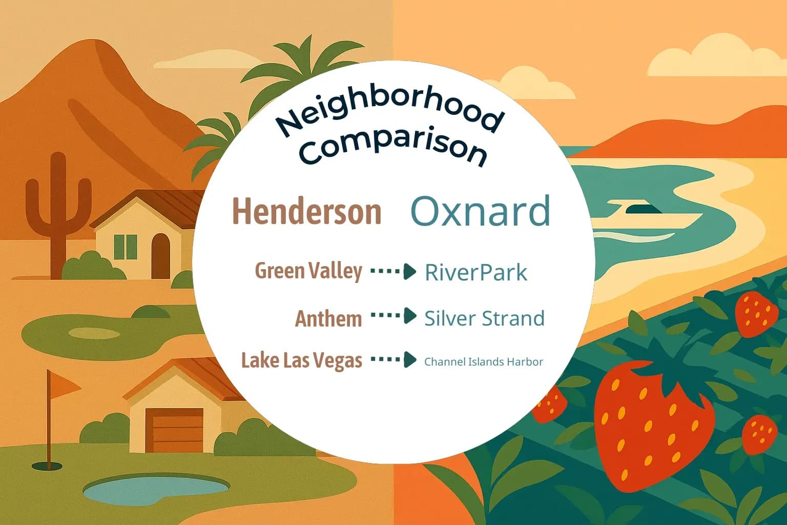 Henderson vs Oxnard Neighborhood Comparison
