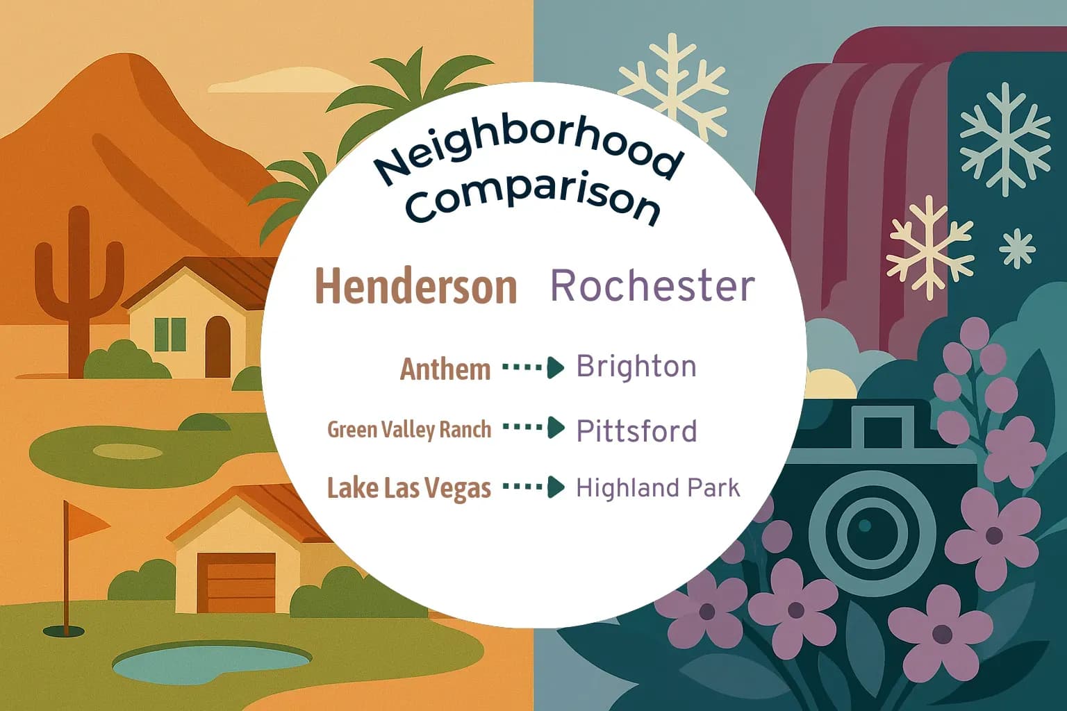 Henderson vs Rochester Neighborhood Comparison