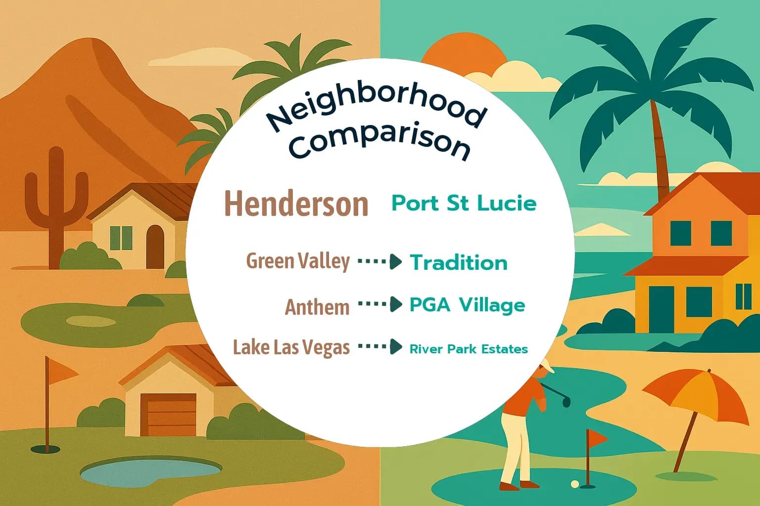 Henderson vs Port St. Lucie Neighborhood Comparison
