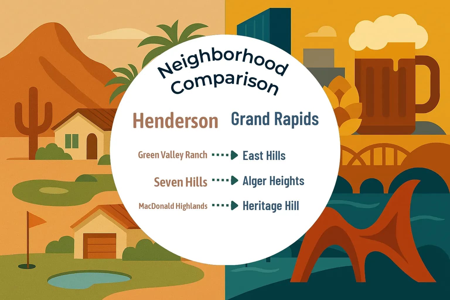 Henderson vs Grand Rapids Neighborhood Comparison