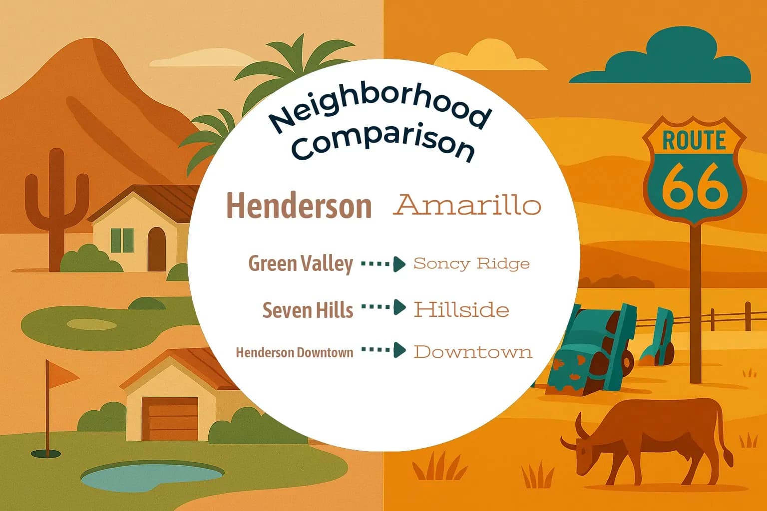 Henderson vs Amarillo Neighborhood Comparison