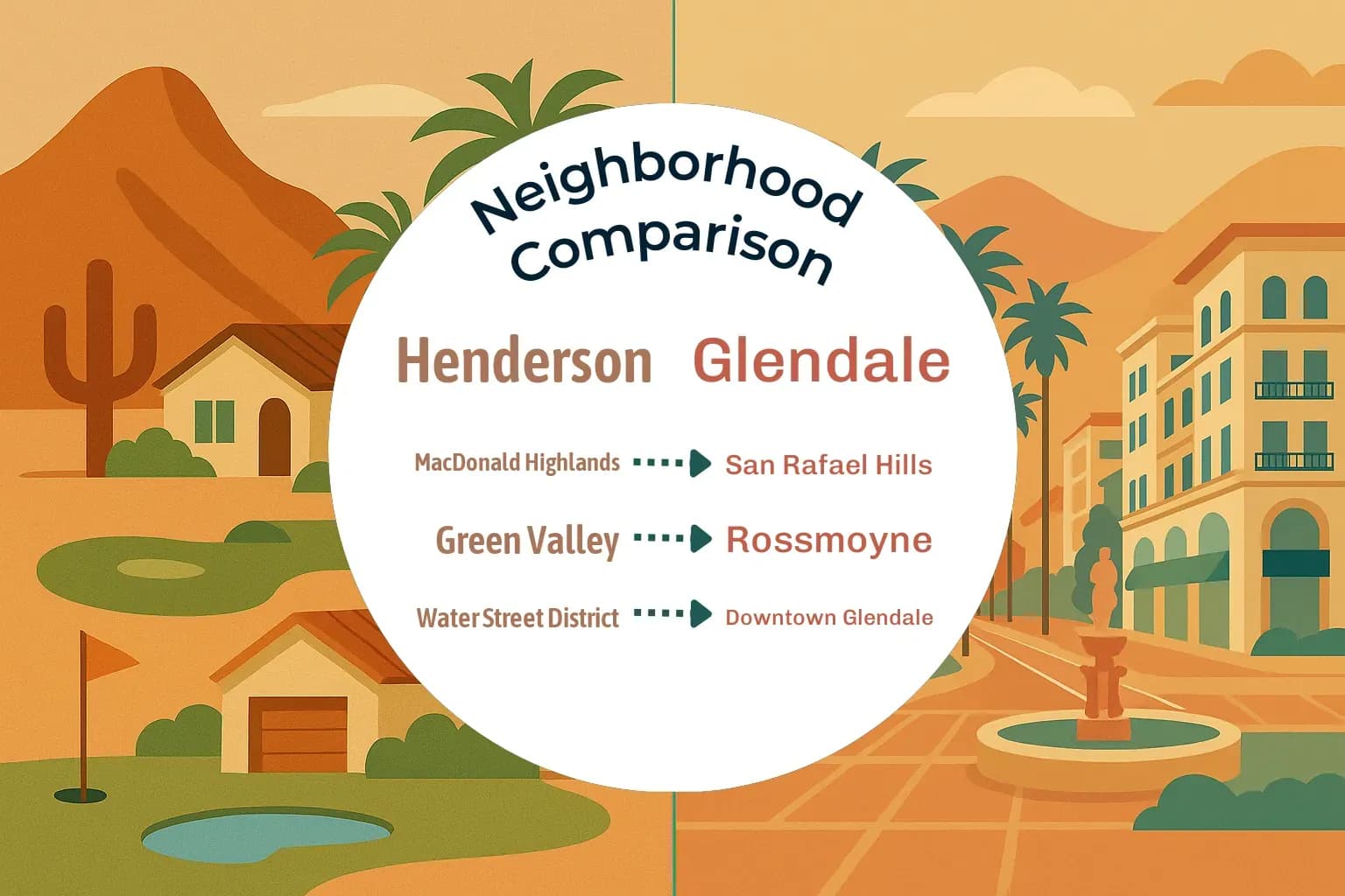Henderson vs Glendale Neighborhood Comparison