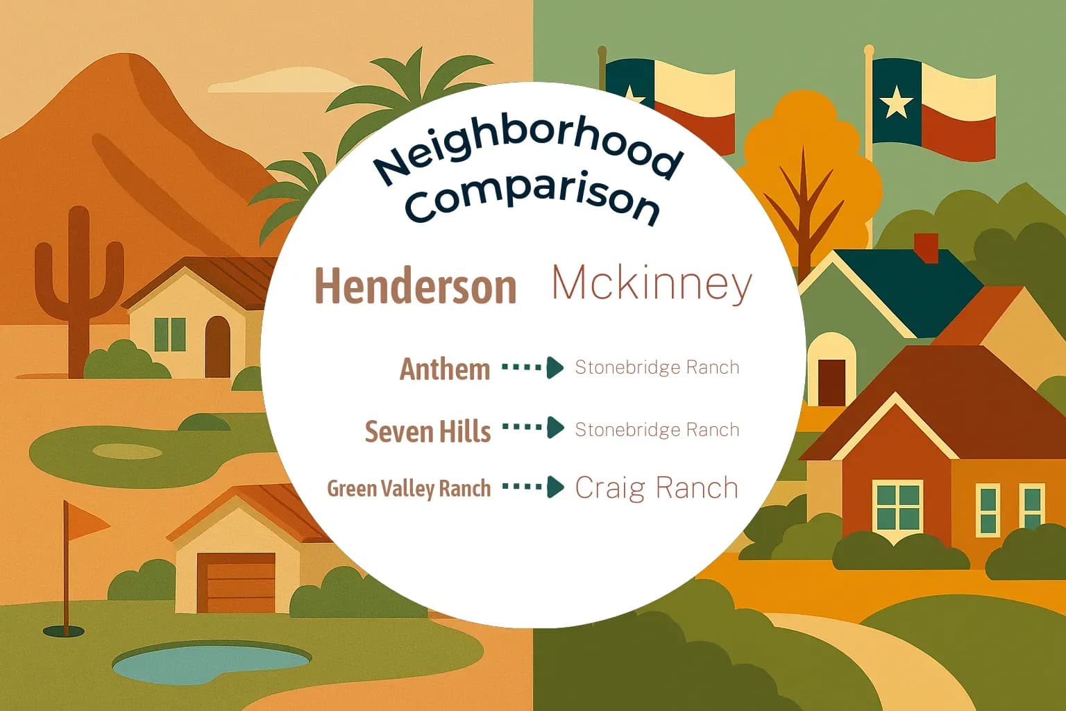 Henderson vs Mckinney Neighborhood Comparison