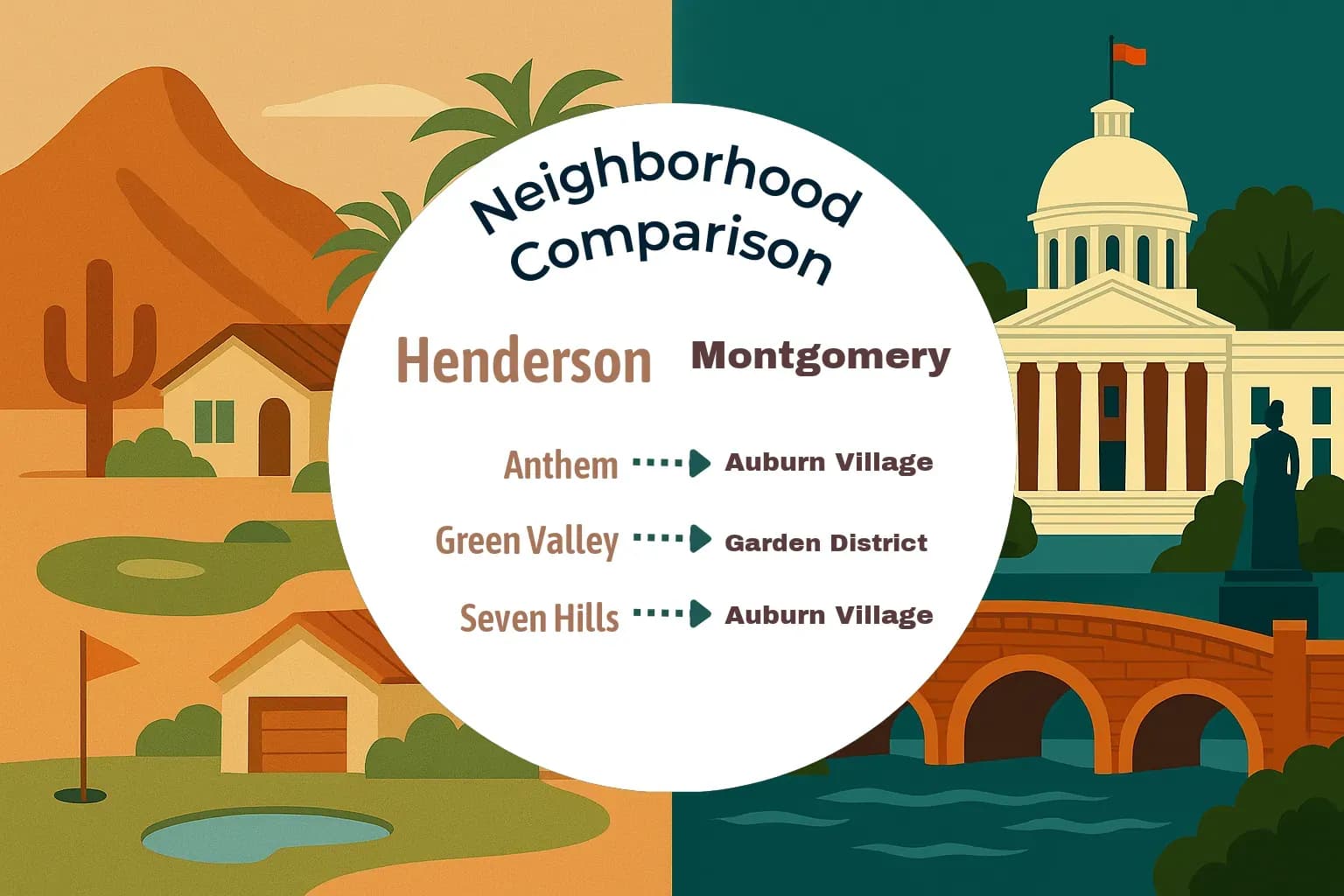 Henderson vs Montgomery Neighborhood Comparison