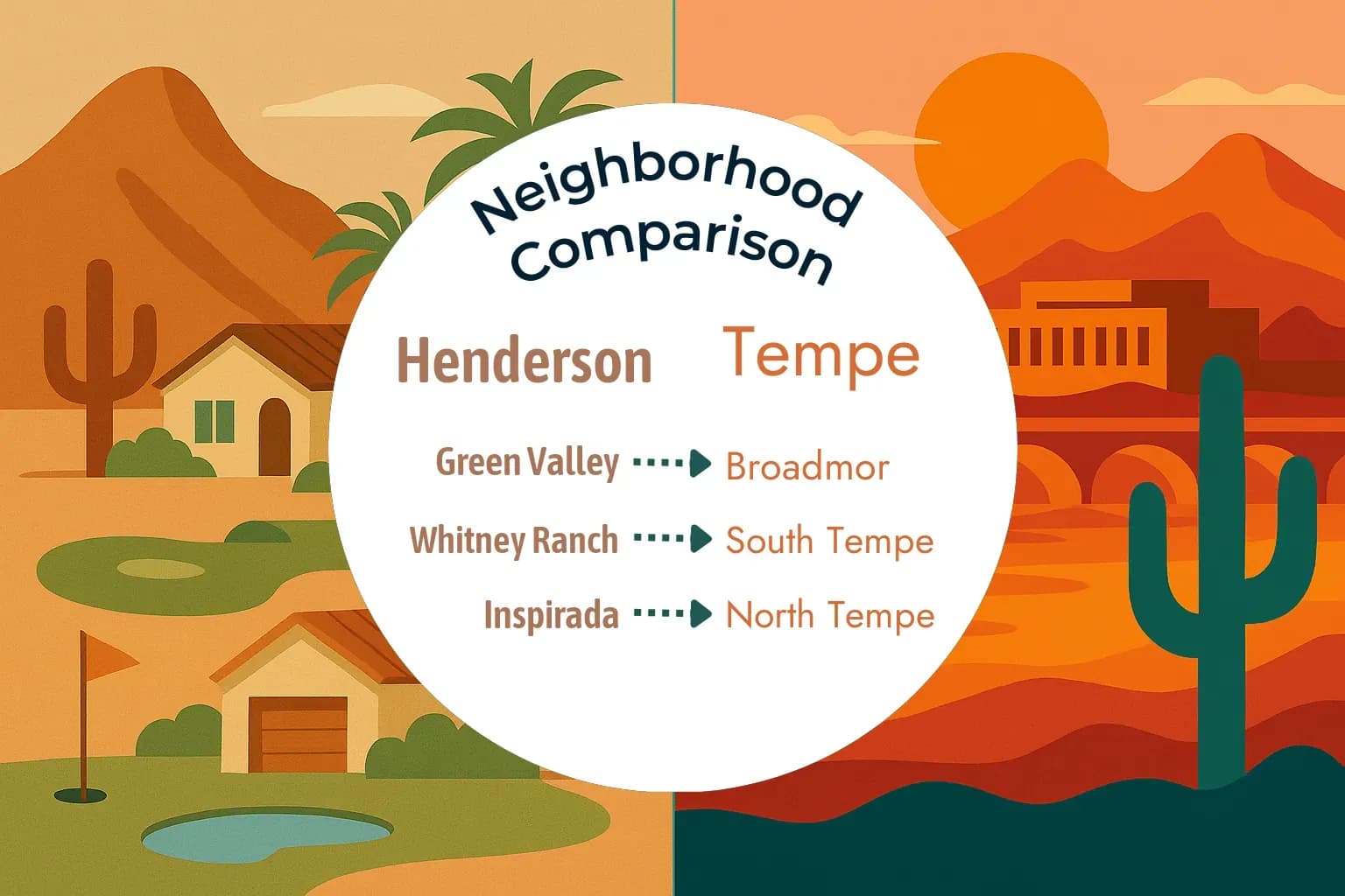 Henderson vs Tempe Neighborhood Comparison