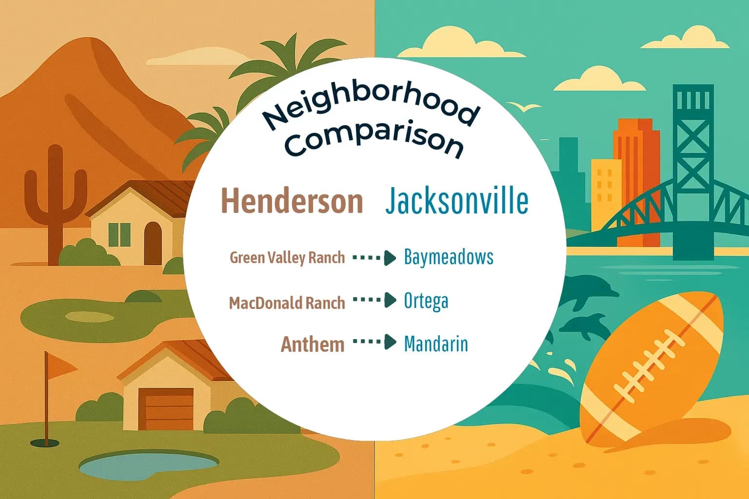 Henderson vs Jacksonville Neighborhood Comparison