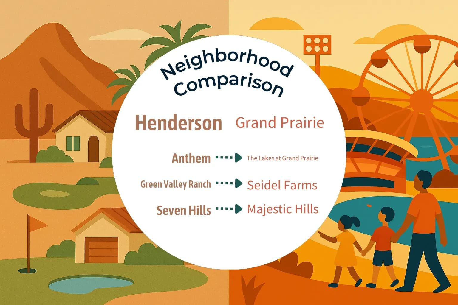 Henderson vs Grand Prairie Neighborhood Comparison