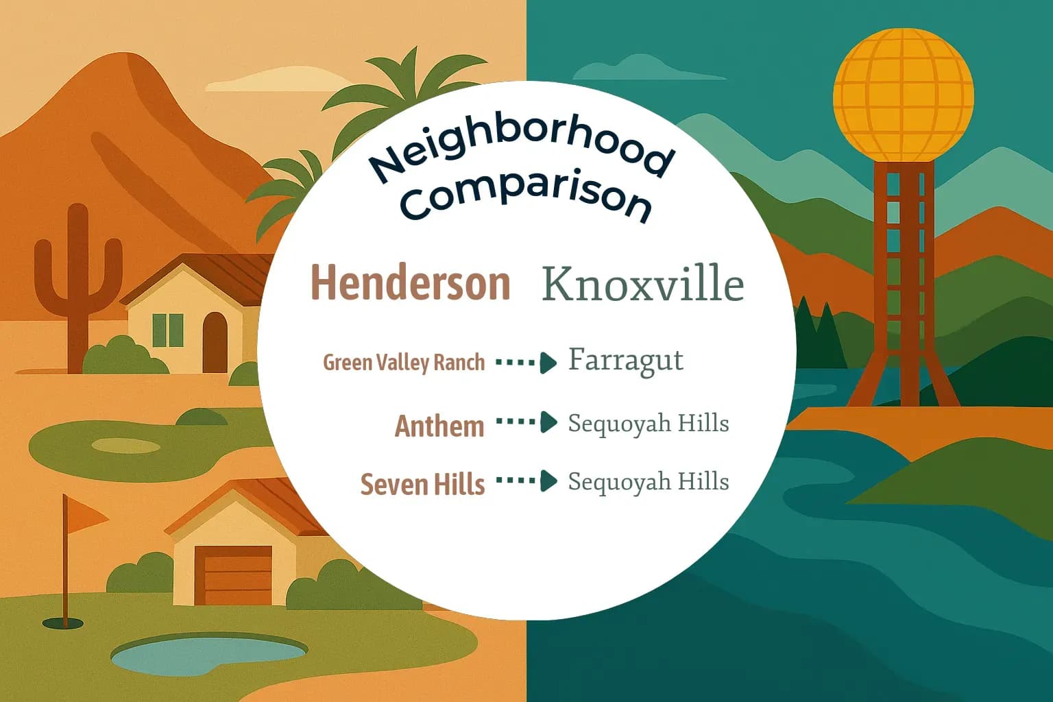 Henderson vs Knoxville Neighborhood Comparison