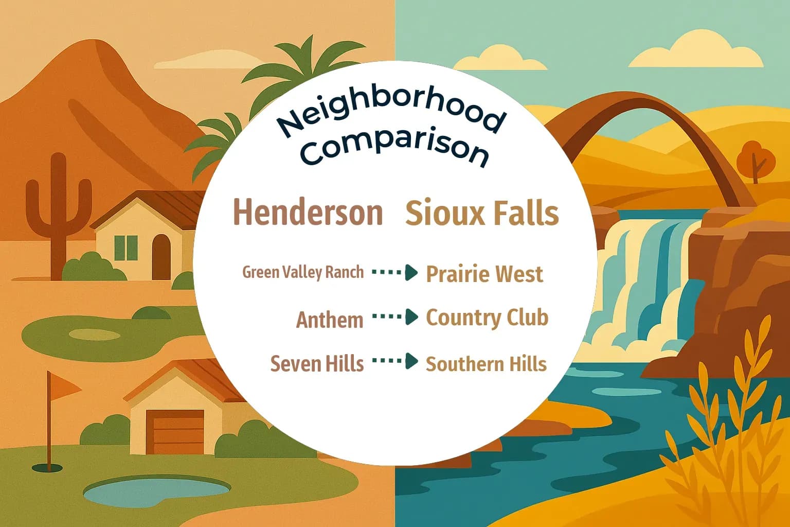 Henderson vs Sioux Falls Neighborhood Comparison