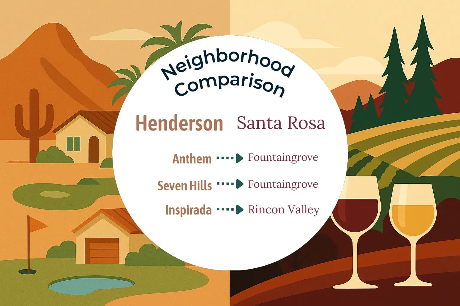 Henderson vs Santa Rosa Neighborhood Comparison