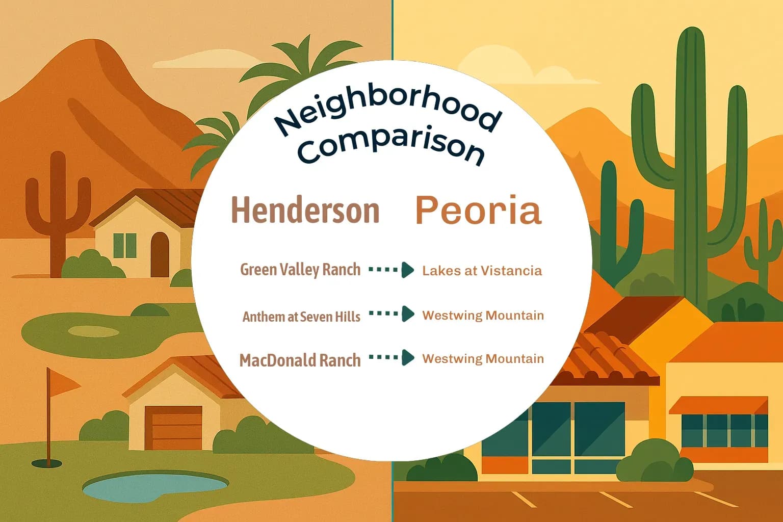 Henderson vs Peoria Neighborhood Comparison