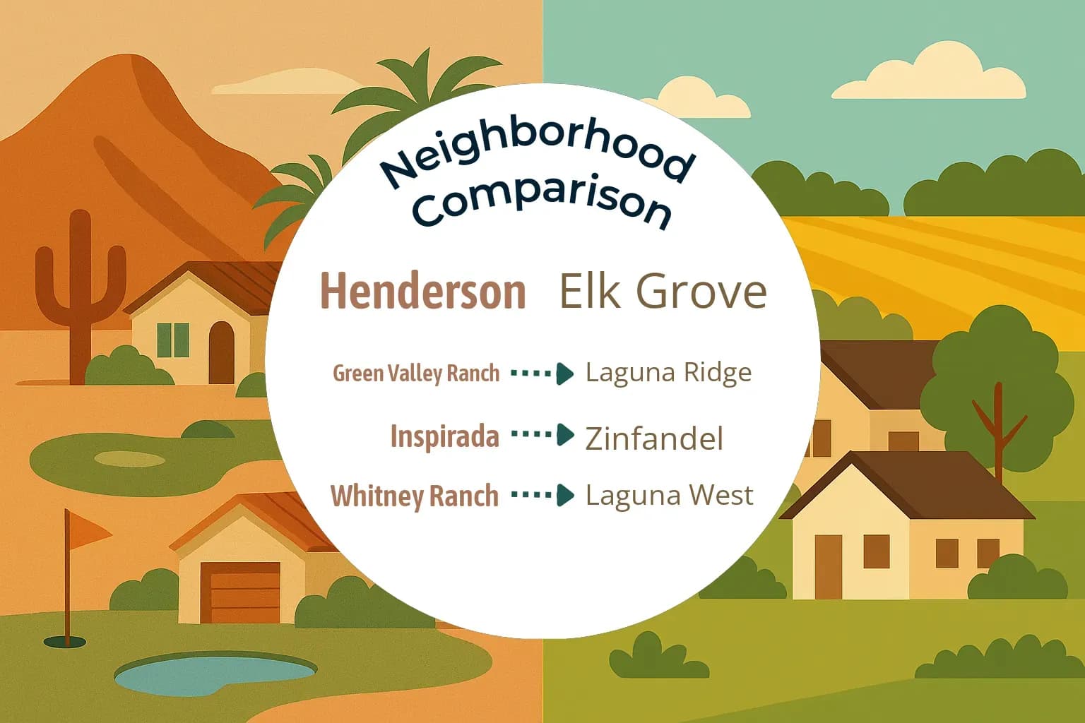 Henderson vs Elk Grove Neighborhood Comparison