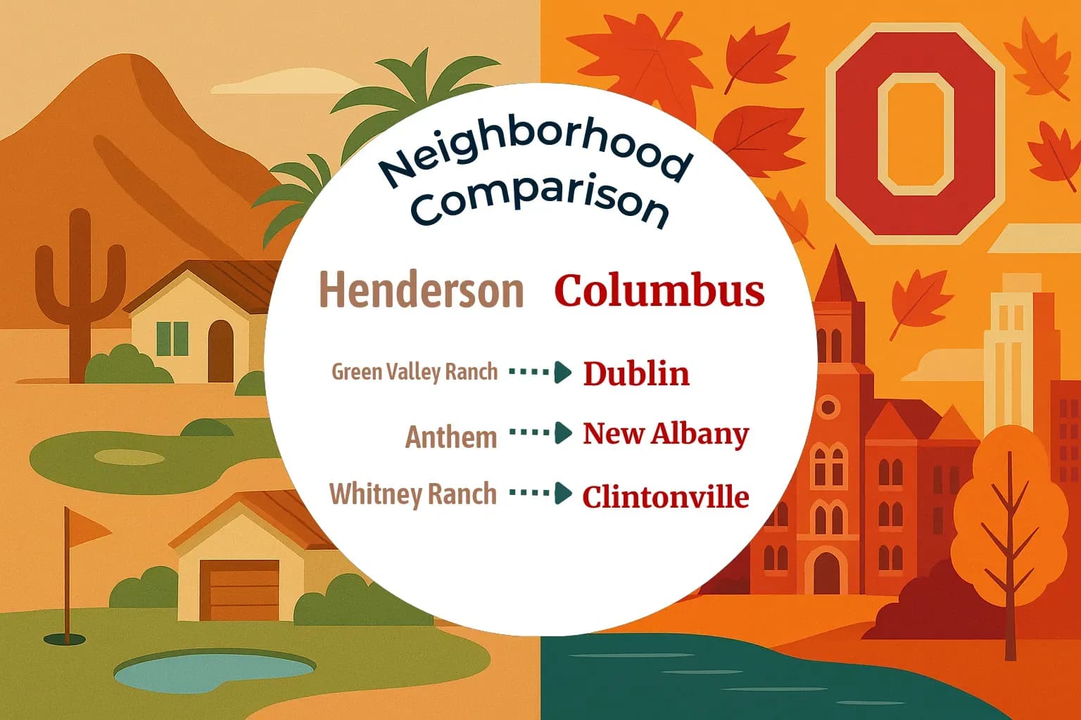 Henderson vs Columbus Neighborhood Comparison