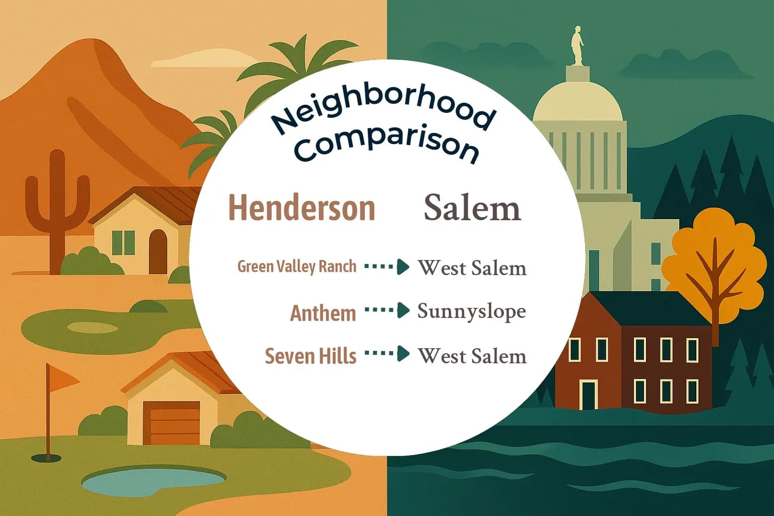 Henderson vs Salem Neighborhood Comparison
