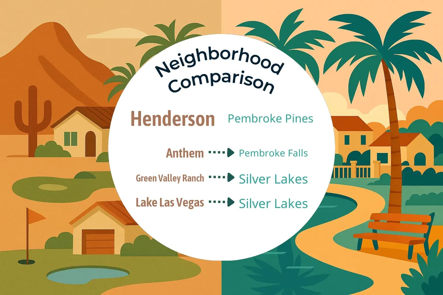 Henderson vs Pembroke Pines Neighborhood Comparison