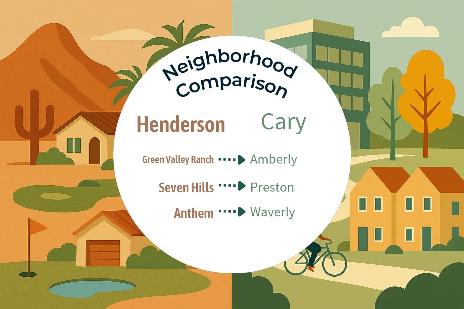 Henderson vs Cary Neighborhood Comparison