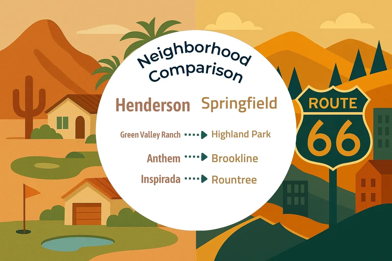 Henderson vs Springfield Neighborhood Comparison