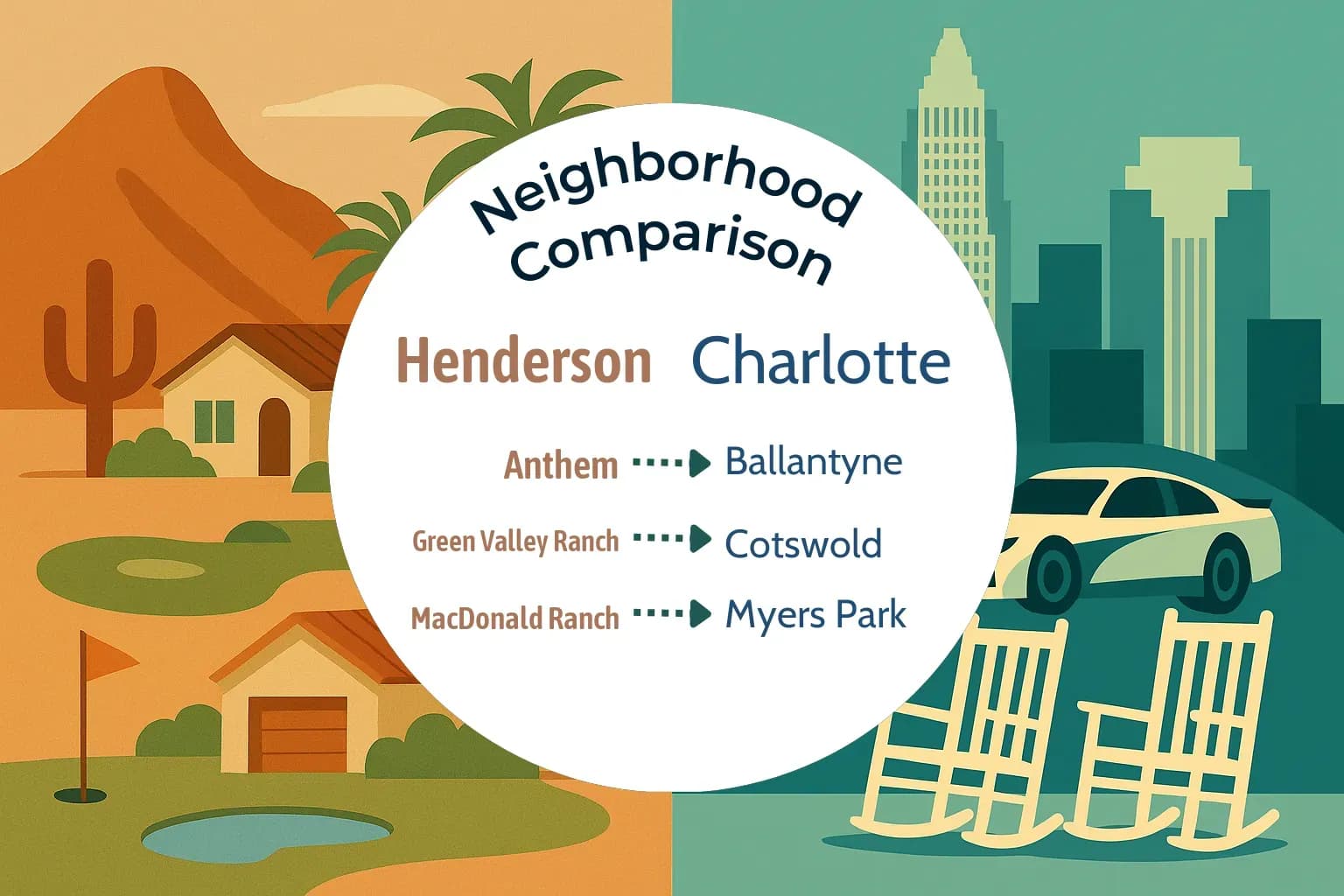 Henderson vs Charlotte Neighborhood Comparison