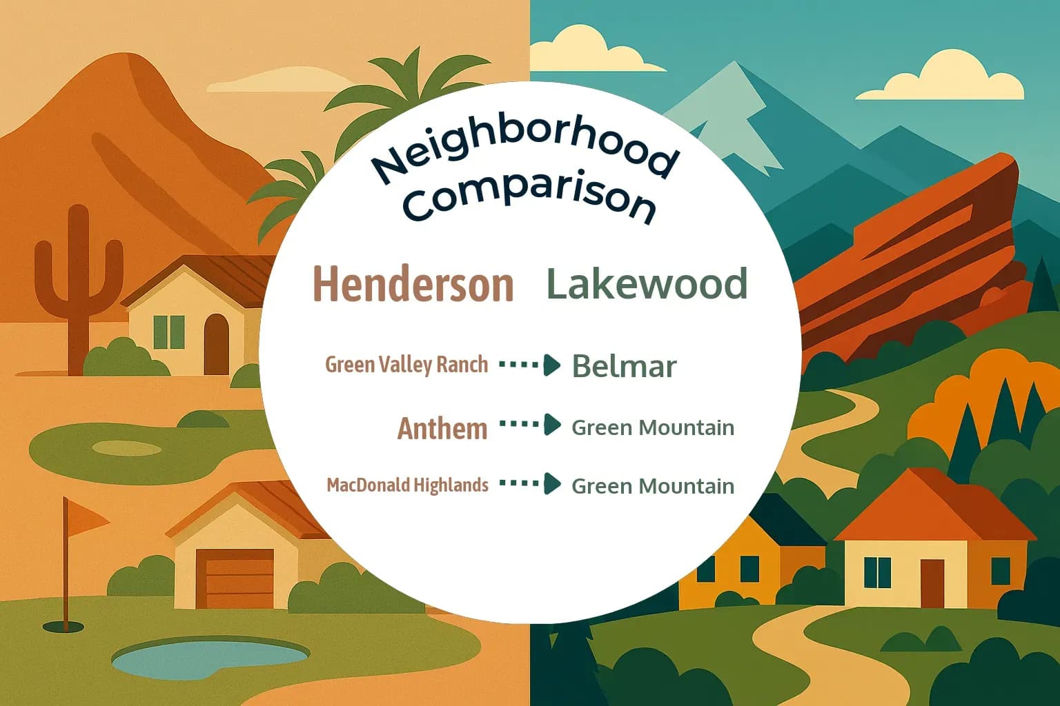 Henderson vs Lakewood Neighborhood Comparison