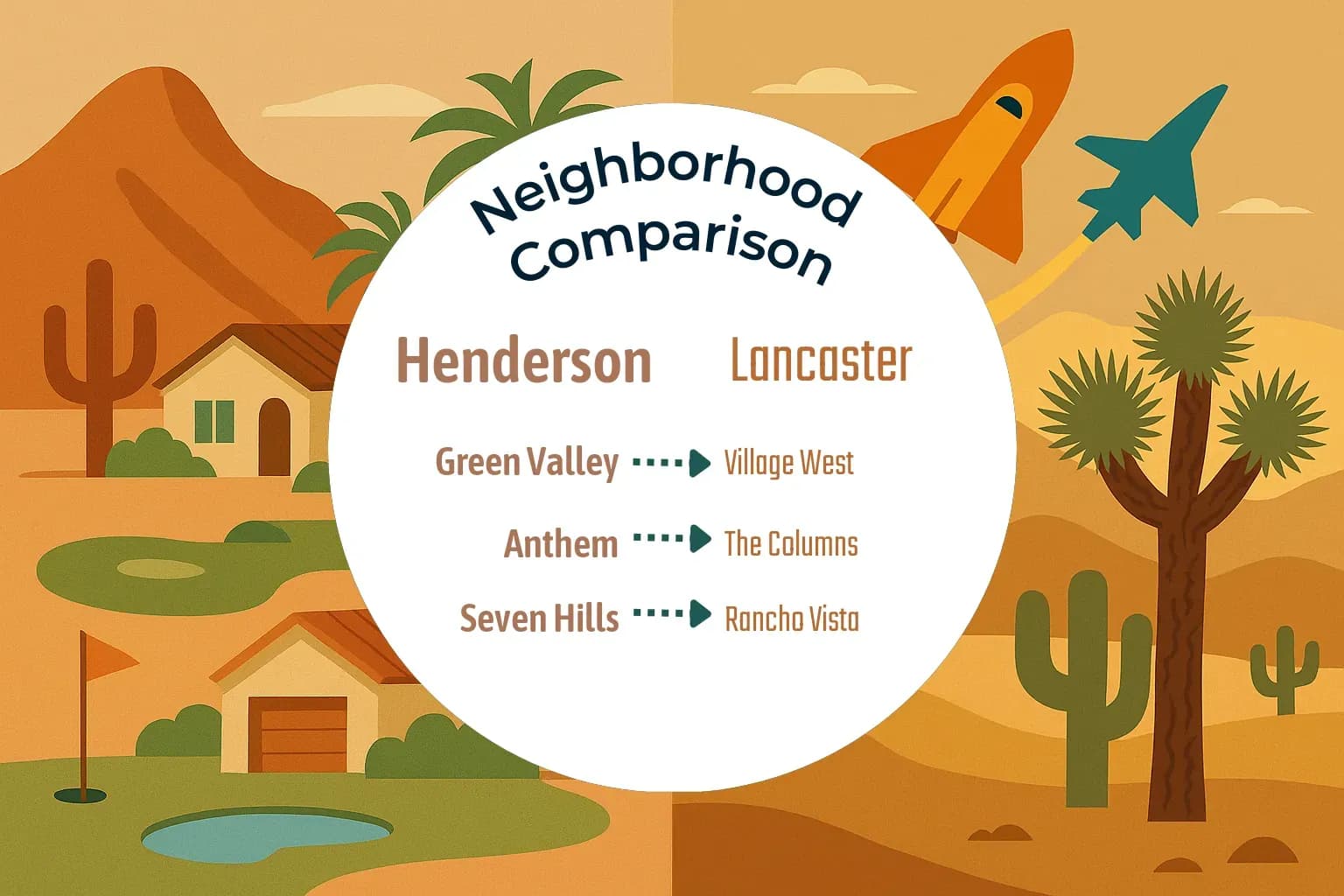 Henderson vs Lancaster Neighborhood Comparison