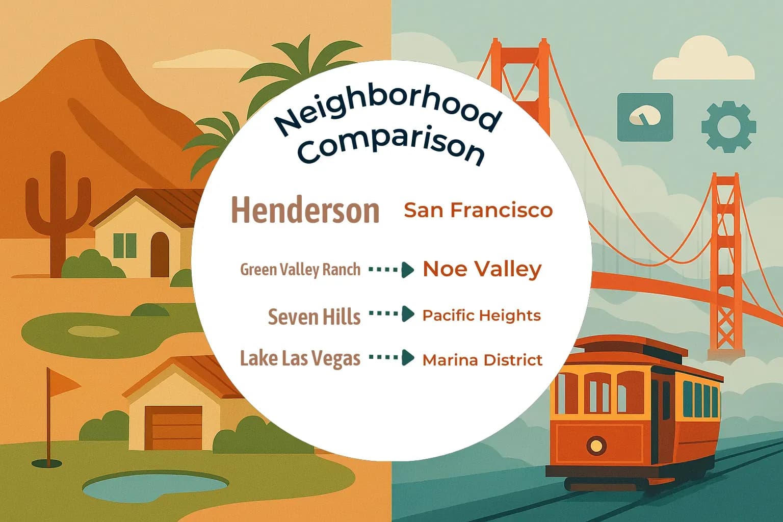 Henderson vs San Francisco Neighborhood Comparison