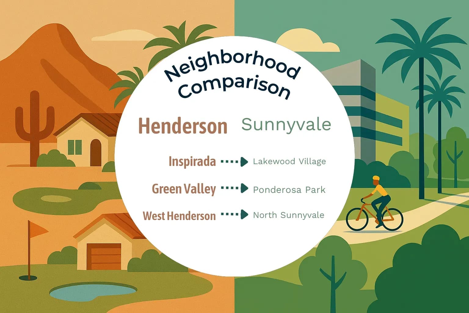 Henderson vs Sunnyvale Neighborhood Comparison