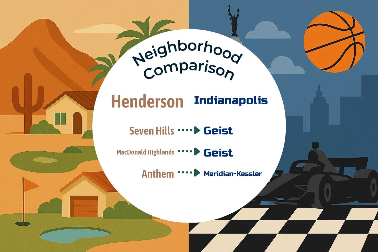 Henderson vs Indianapolis Neighborhood Comparison