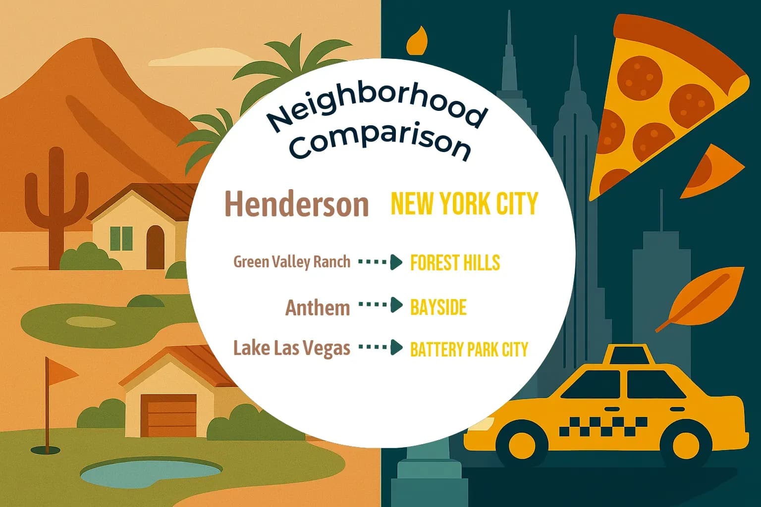 Henderson vs New York City Neighborhood Comparison