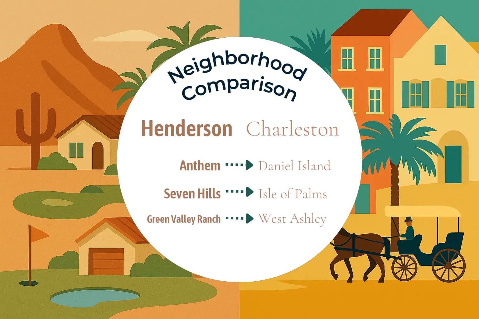 Henderson vs Charleston Neighborhood Comparison