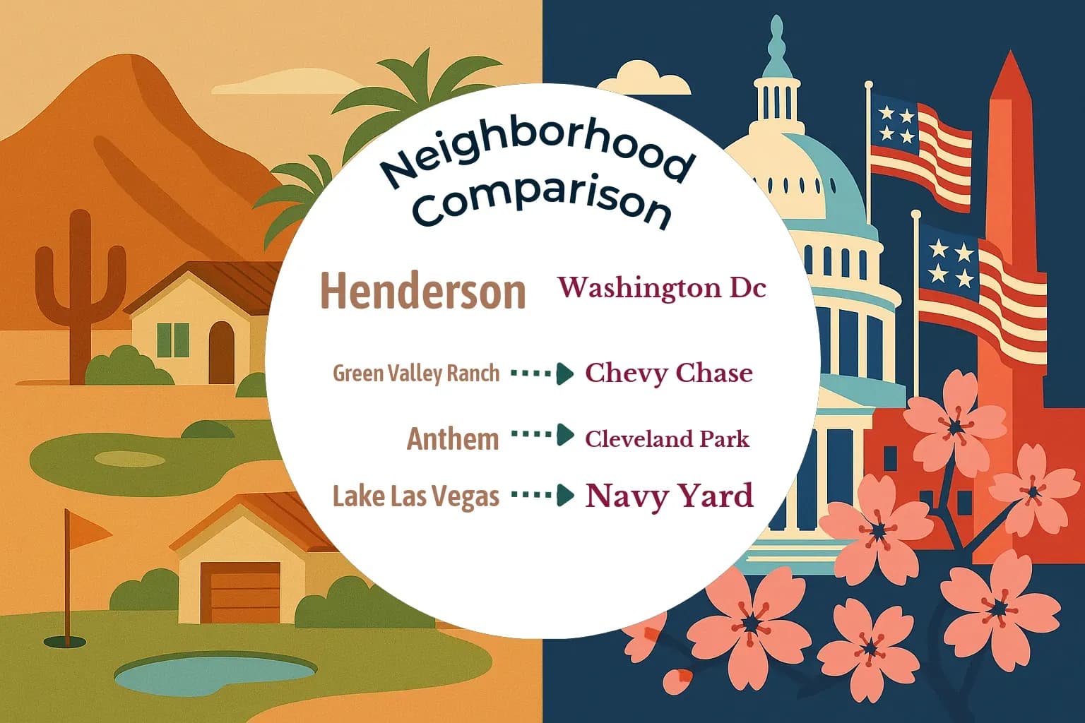 Henderson vs Washington DC Neighborhood Comparison