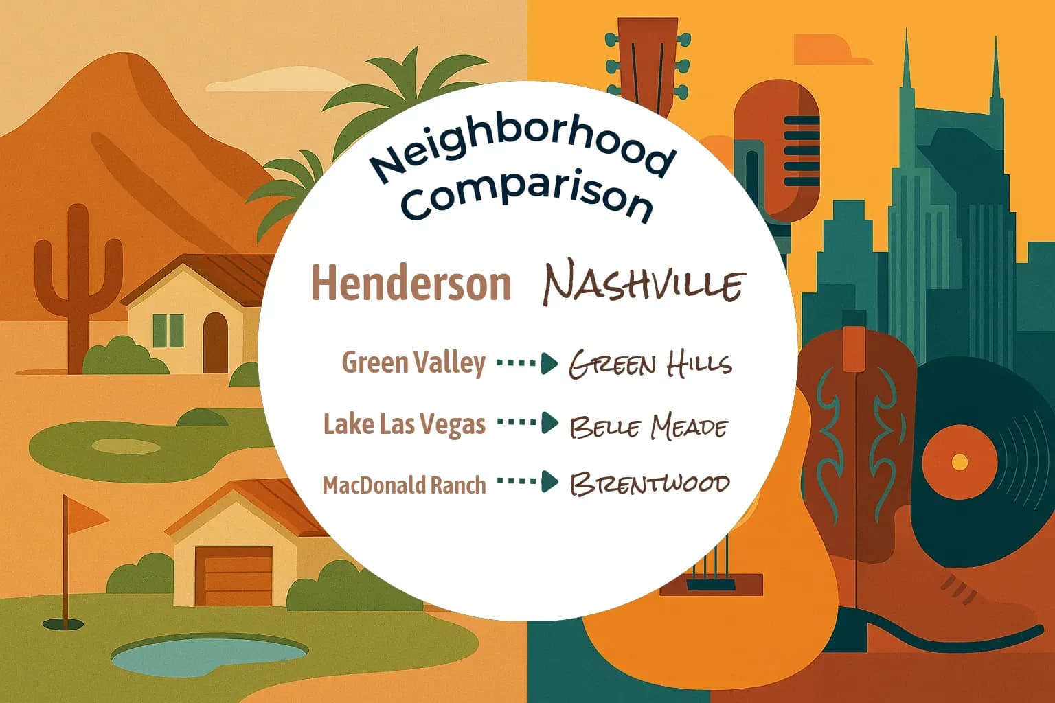 Henderson vs Nashville Neighborhood Comparison