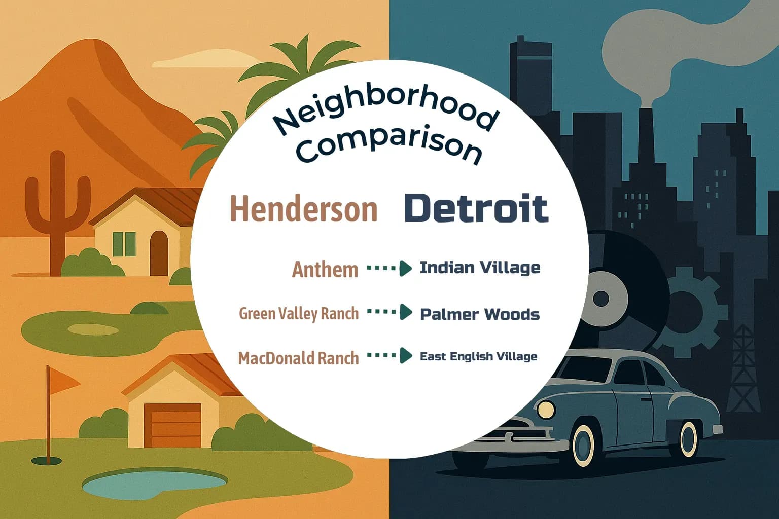 Henderson vs Detroit Neighborhood Comparison