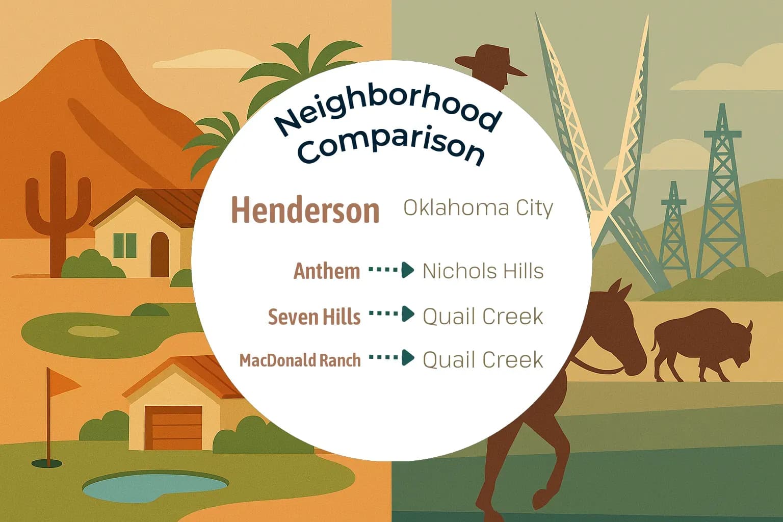 Henderson vs Oklahoma City Neighborhood Comparison