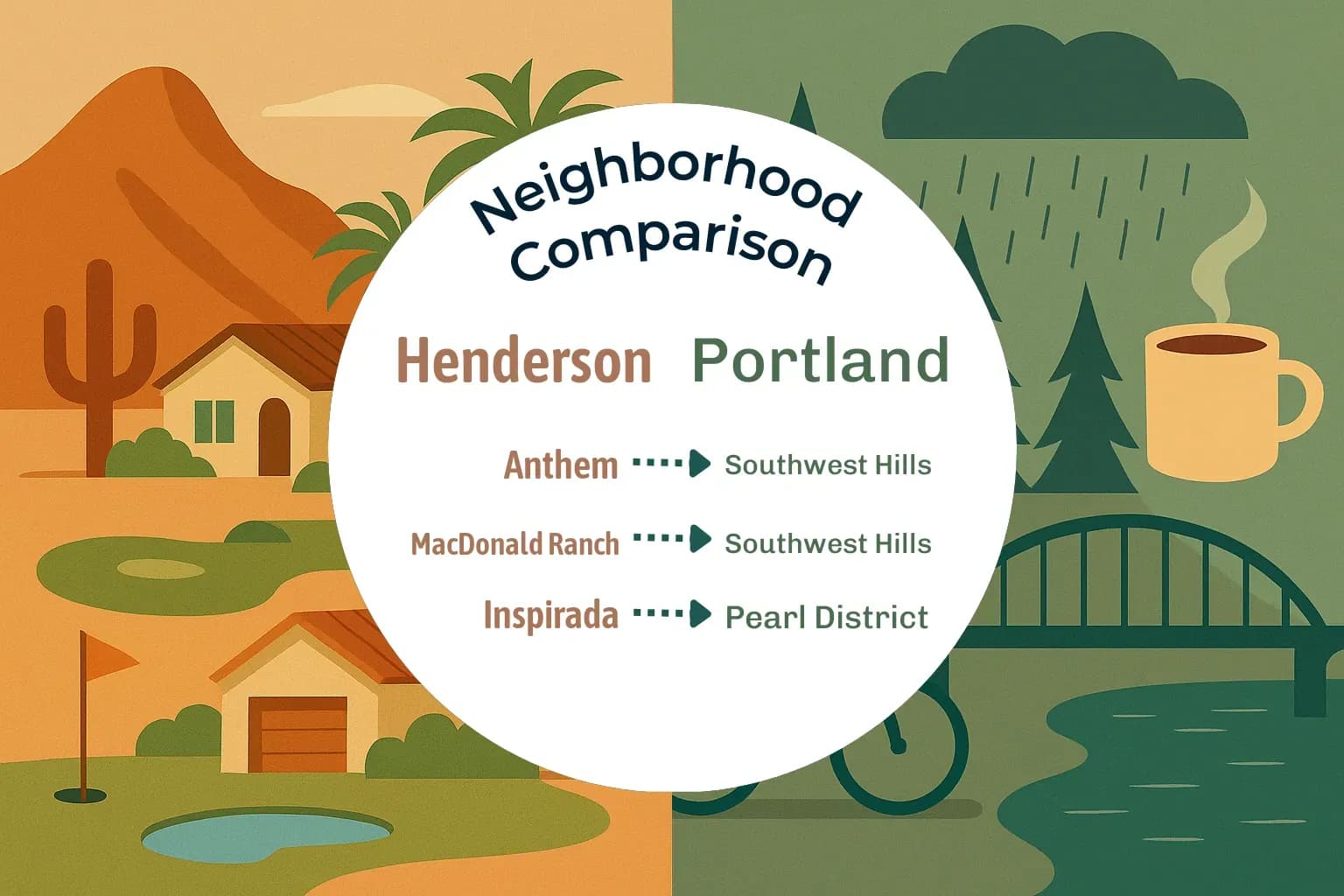 Henderson vs Portland Neighborhood Comparison