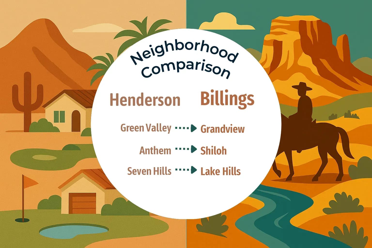 Henderson vs Billings Neighborhood Comparison