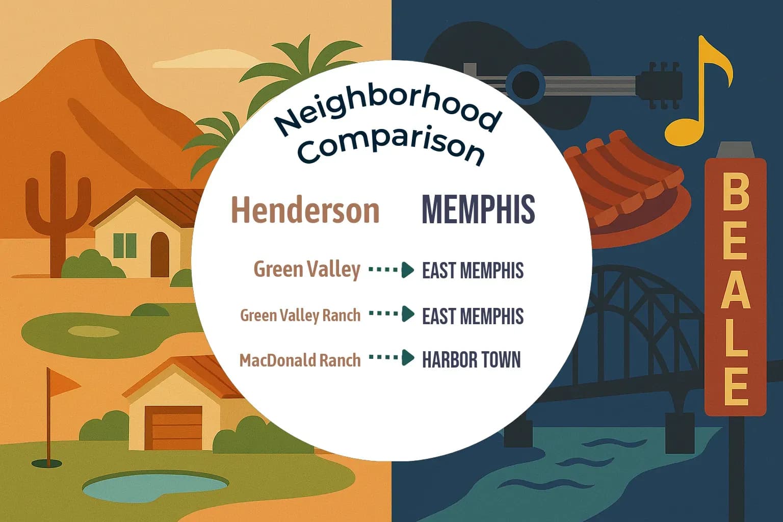 Henderson vs Memphis Neighborhood Comparison