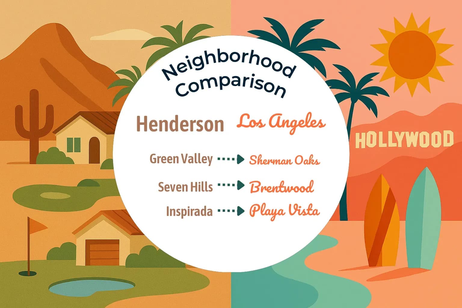 Henderson vs Los Angeles Neighborhood Comparison