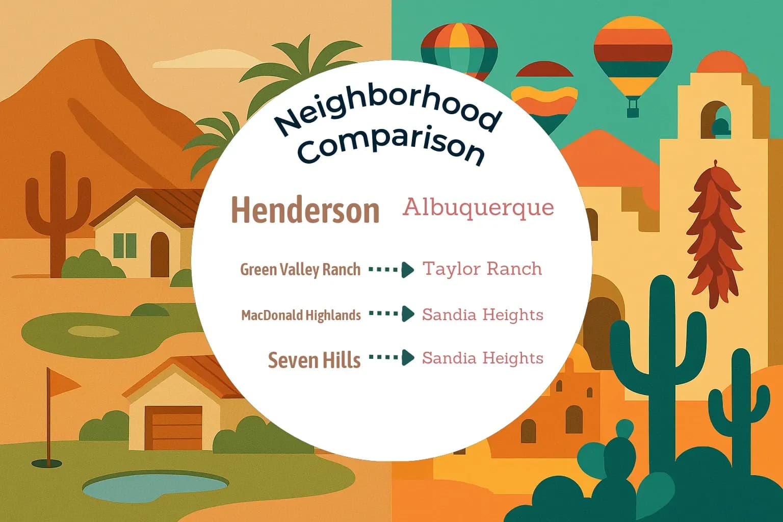 Henderson vs Albuquerque Neighborhood Comparison