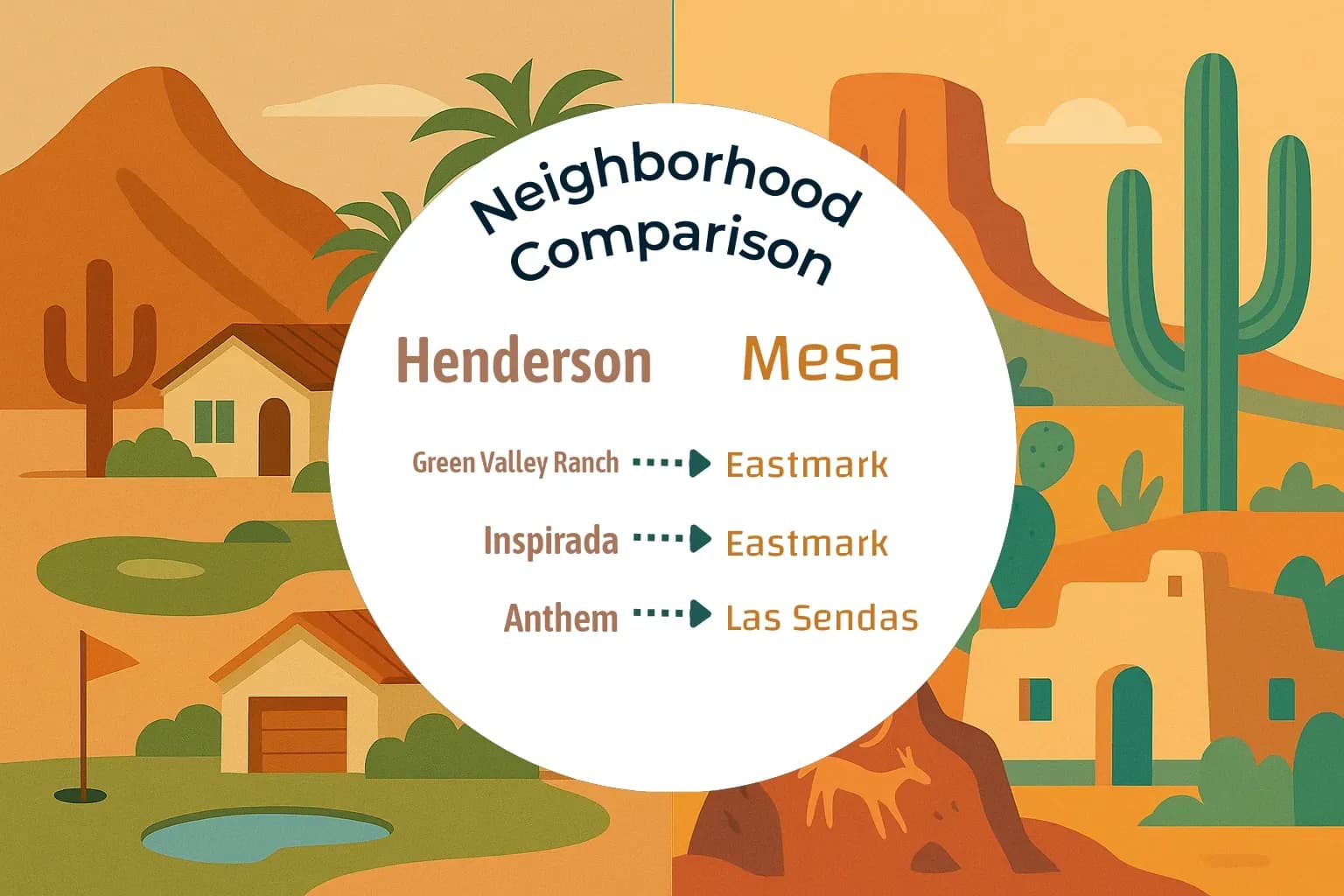 Henderson vs Mesa Neighborhood Comparison
