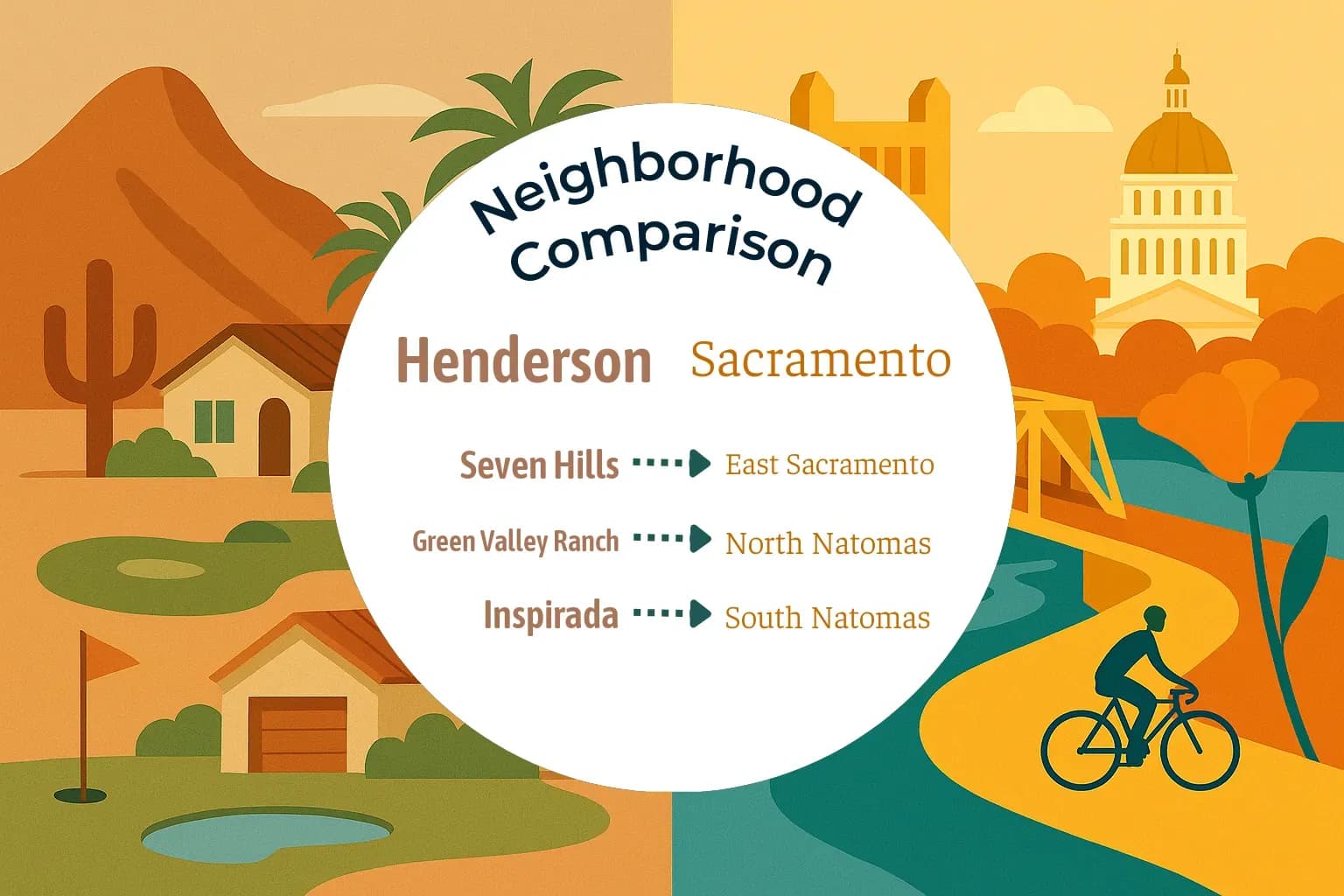 Henderson vs Sacramento Neighborhood Comparison