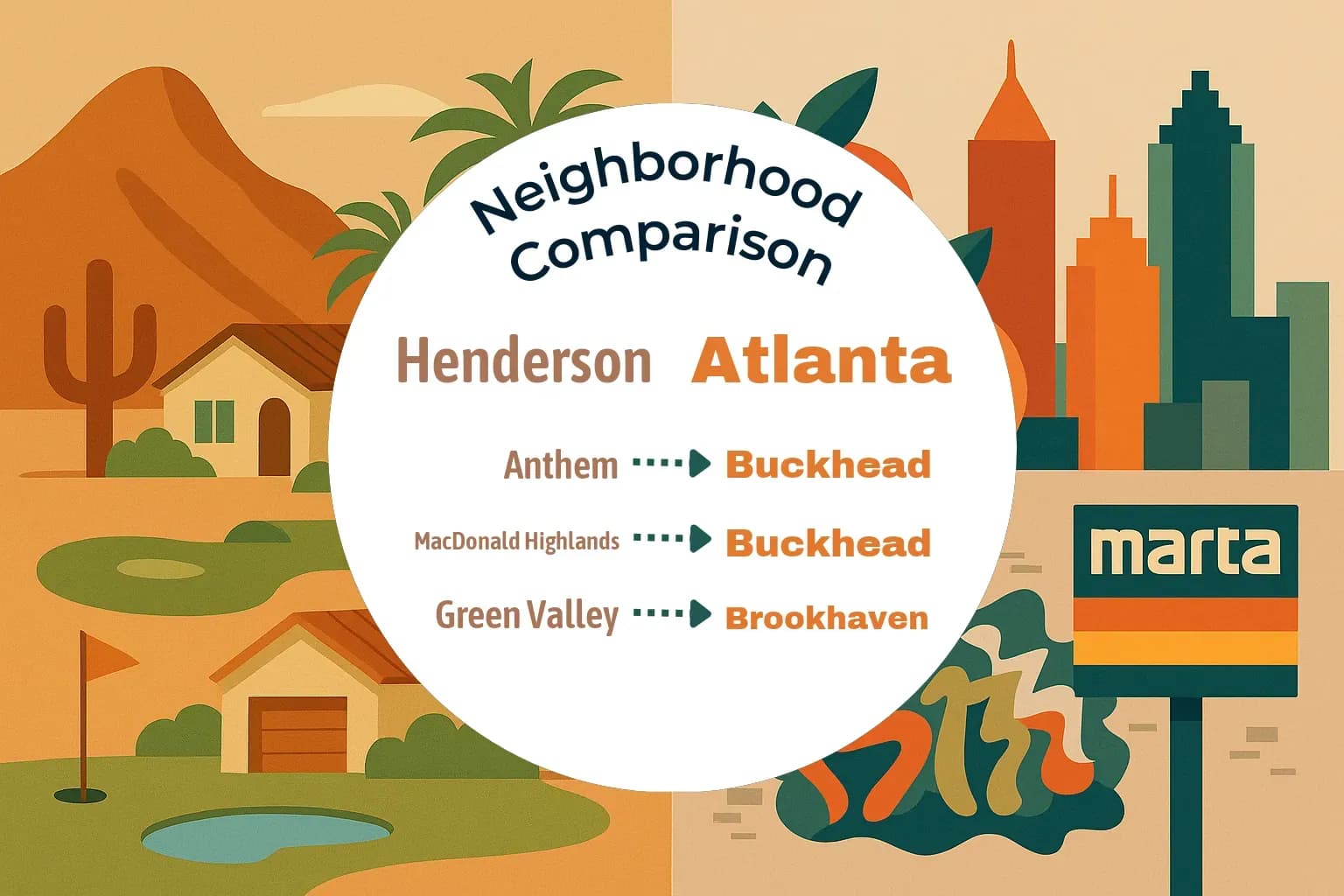 Henderson vs Atlanta Neighborhood Comparison