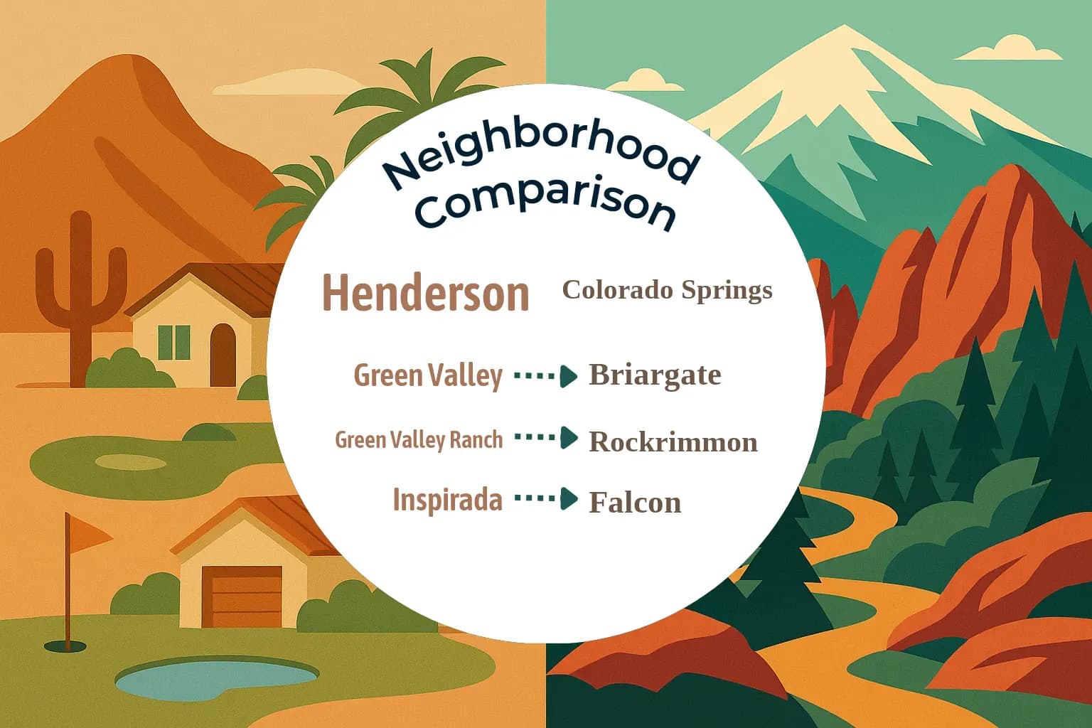 Henderson vs Colorado Springs Neighborhood Comparison