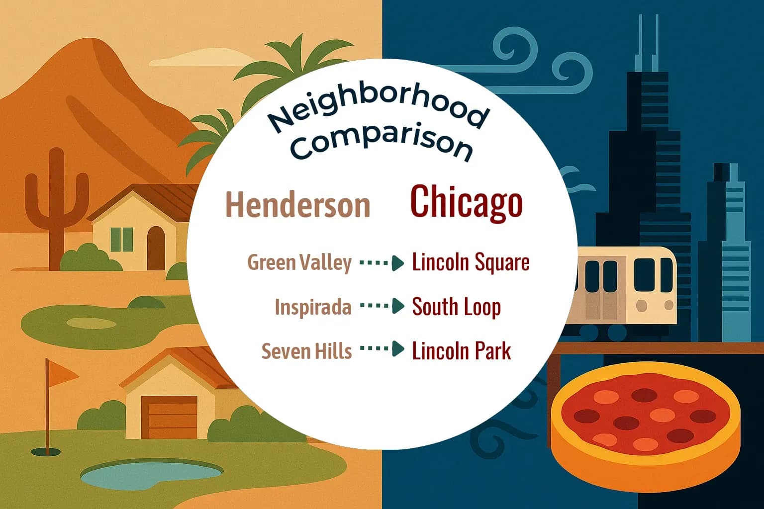Henderson vs Chicago Neighborhood Comparison