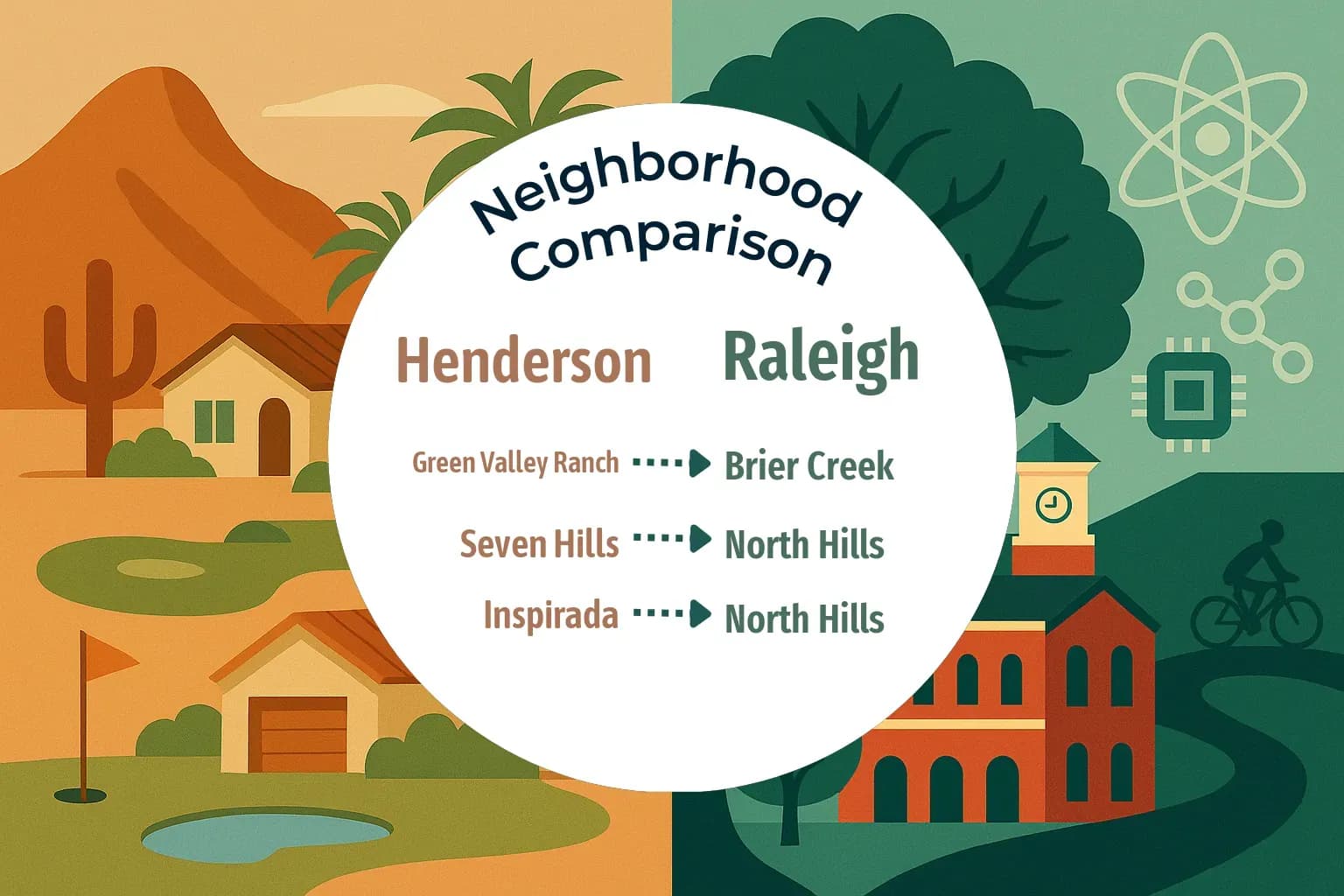 Henderson vs Raleigh Neighborhood Comparison