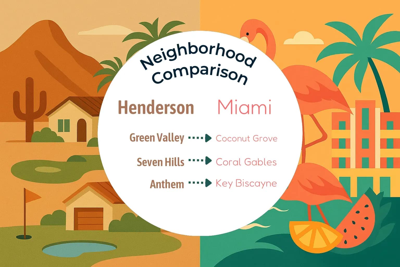 Henderson vs Miami Neighborhood Comparison