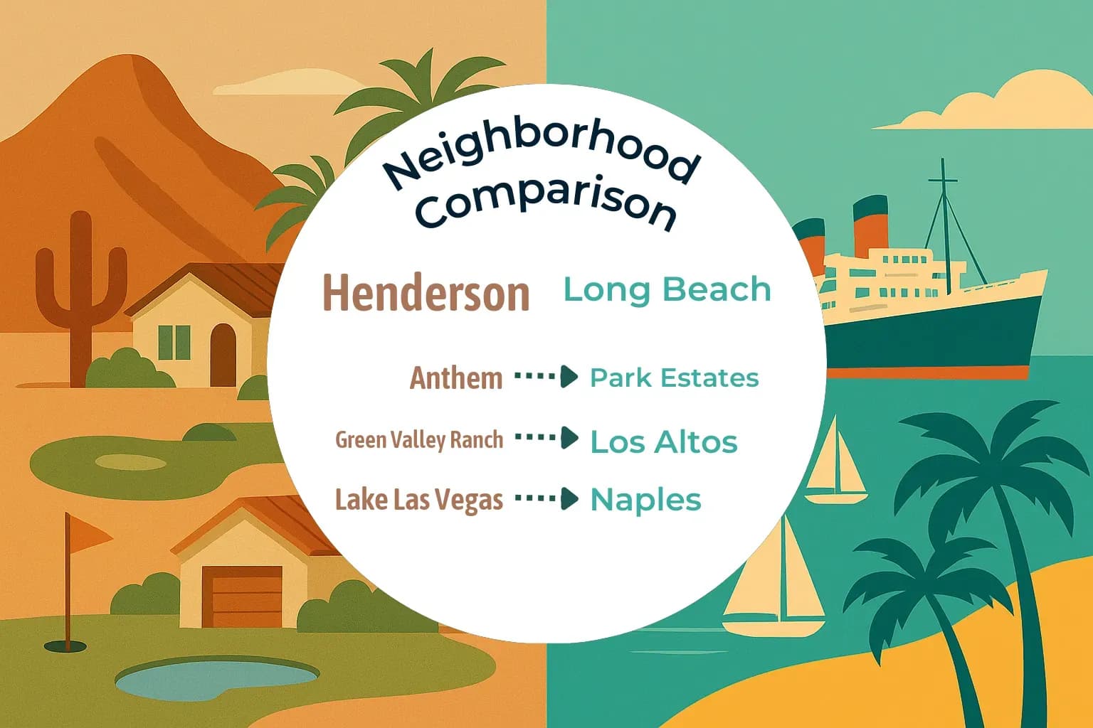 Henderson vs Long Beach Neighborhood Comparison